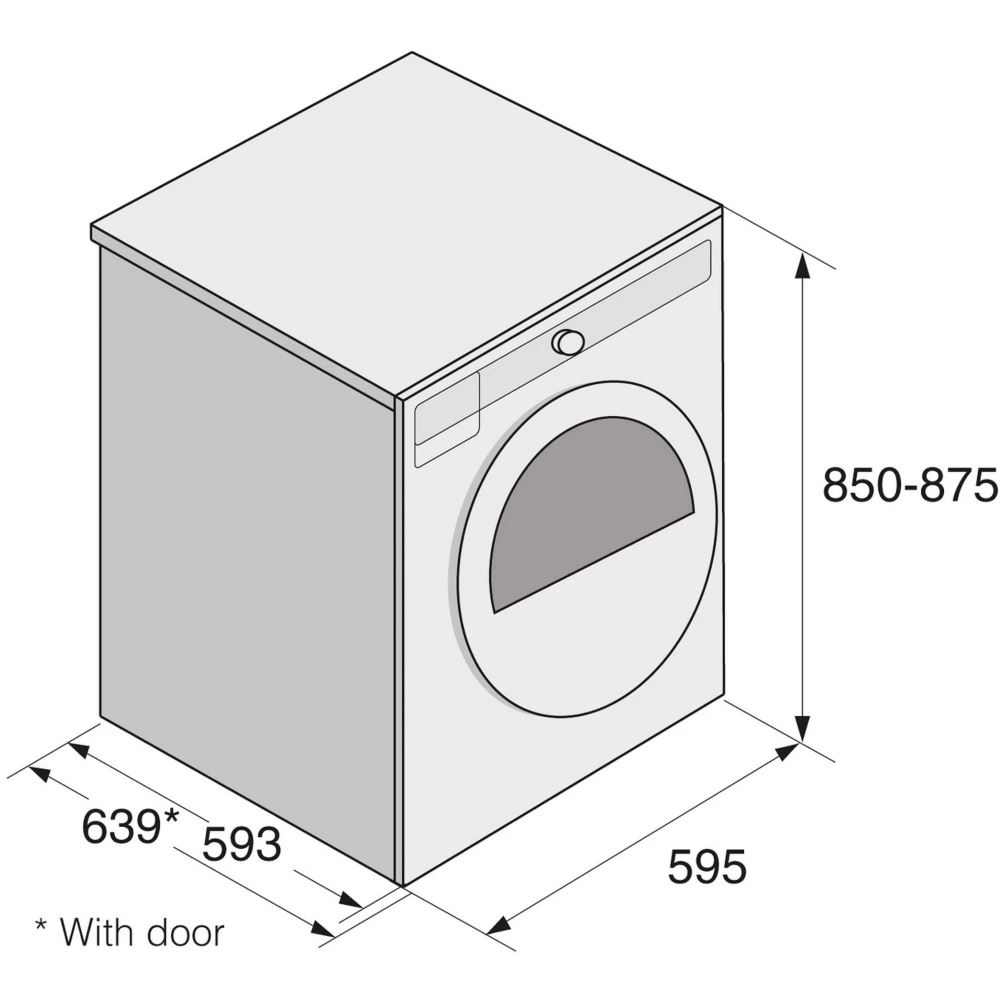 Sèche linge pompe à chaleur ASKO T208H.W – Image 7