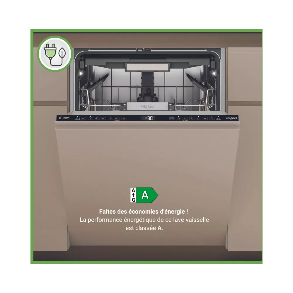 Lave vaisselle encastrable WHIRLPOOL W7IHF60TUS MaxiSpace – Image 3