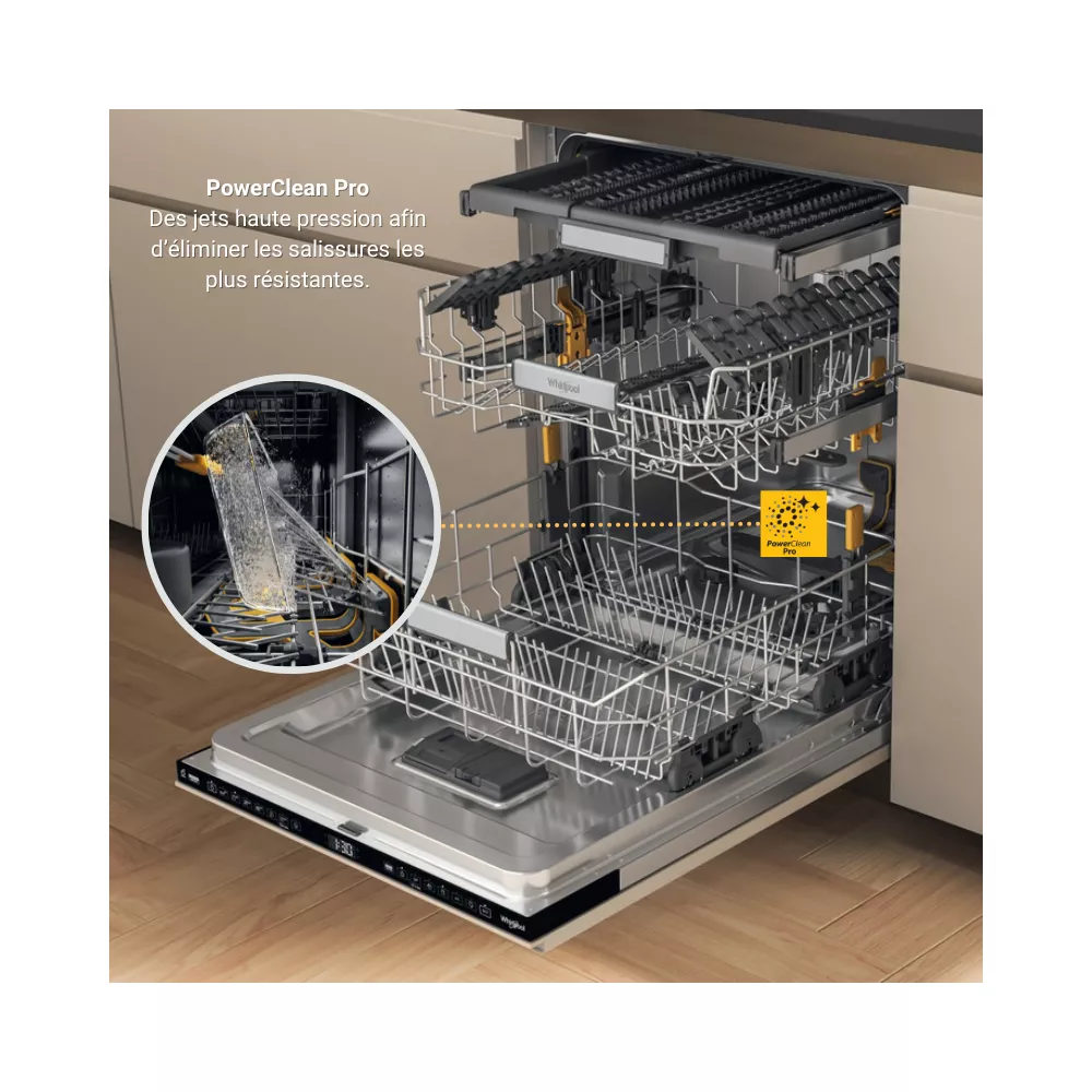 Lave vaisselle encastrable WHIRLPOOL W7IHF60TUS MaxiSpace – Image 13