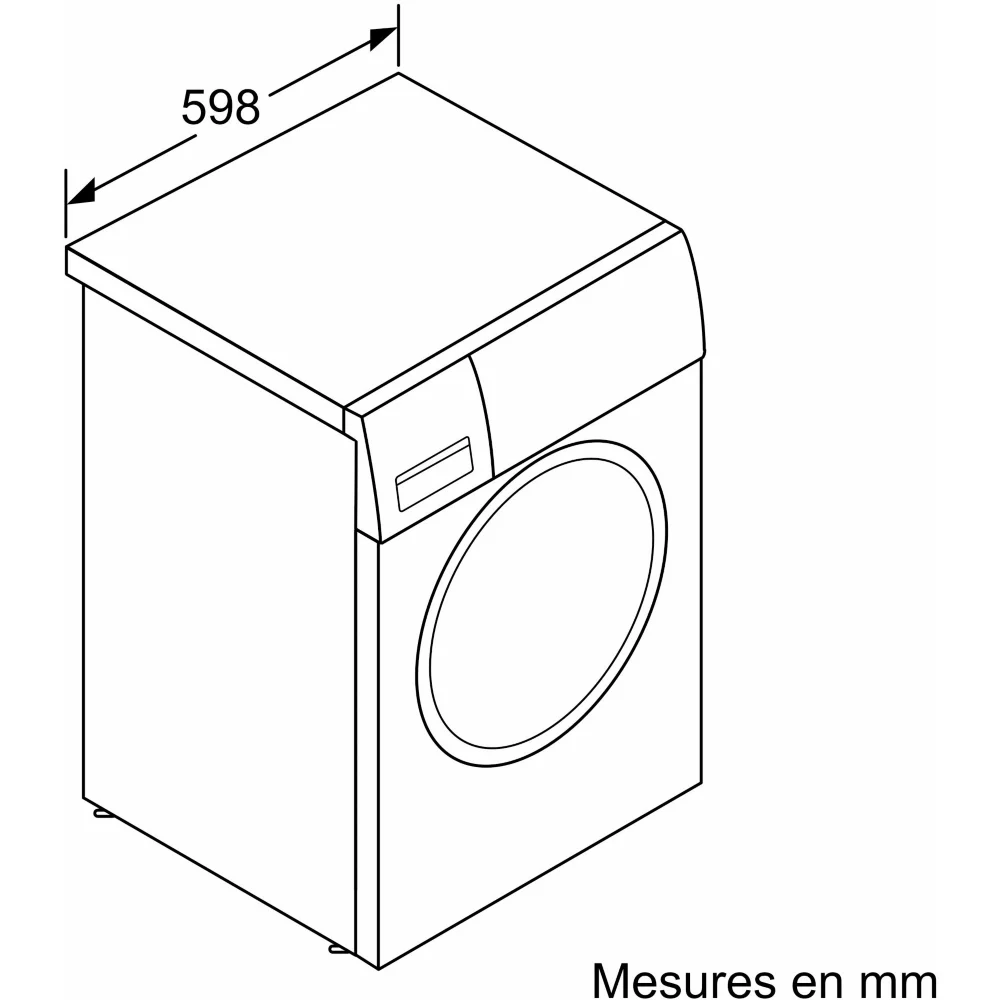 Lave linge hublot BOSCH WGG254FSFR Serenity – Image 8