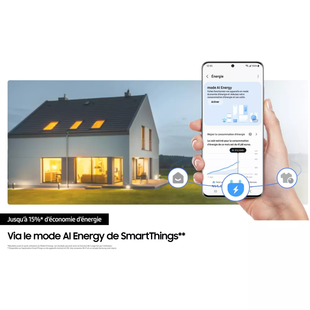 Réfrigérateur combiné SAMSUNG RB34C605CS9 – Image 6