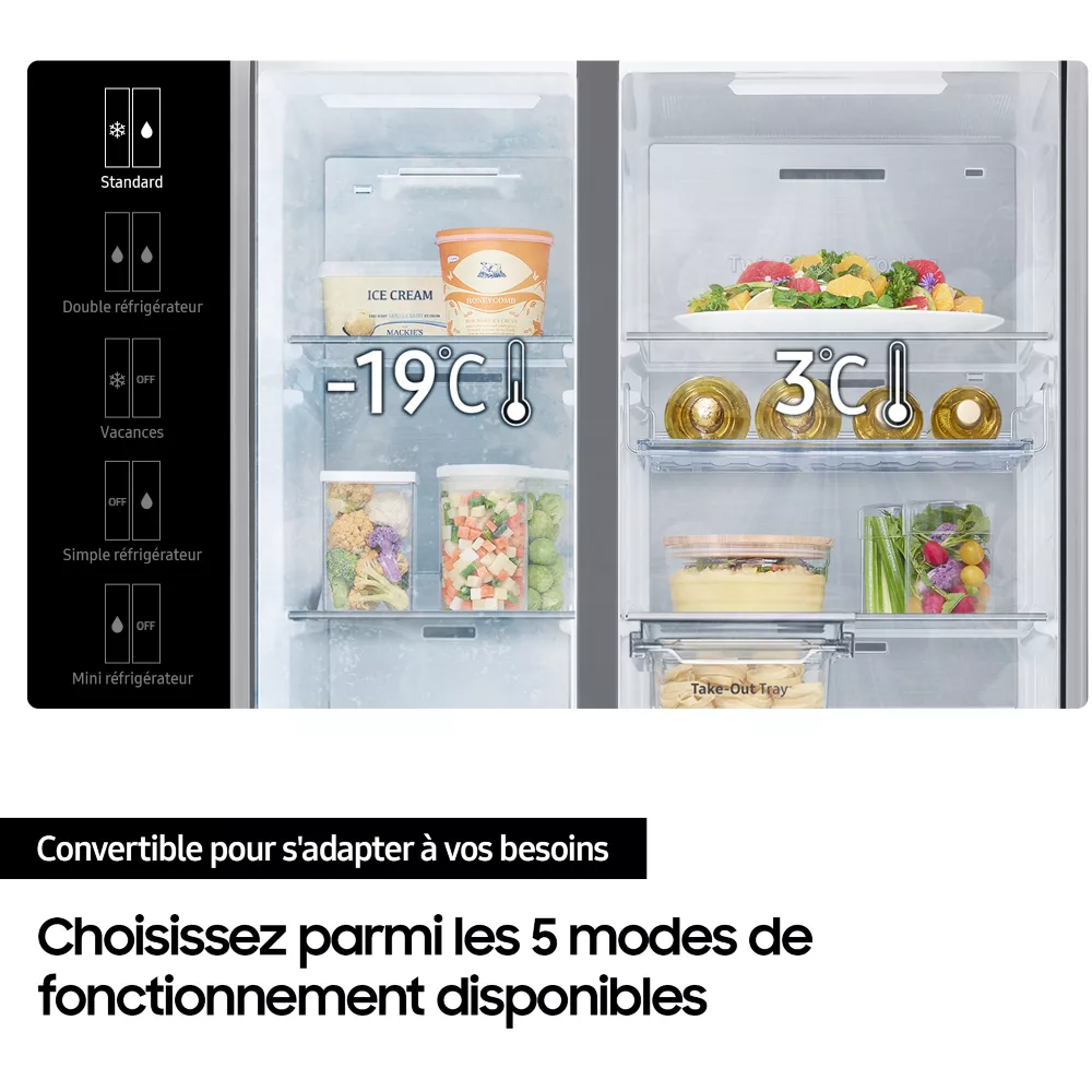 Réfrigérateur Américain SAMSUNG RS68A884CSL – Image 6
