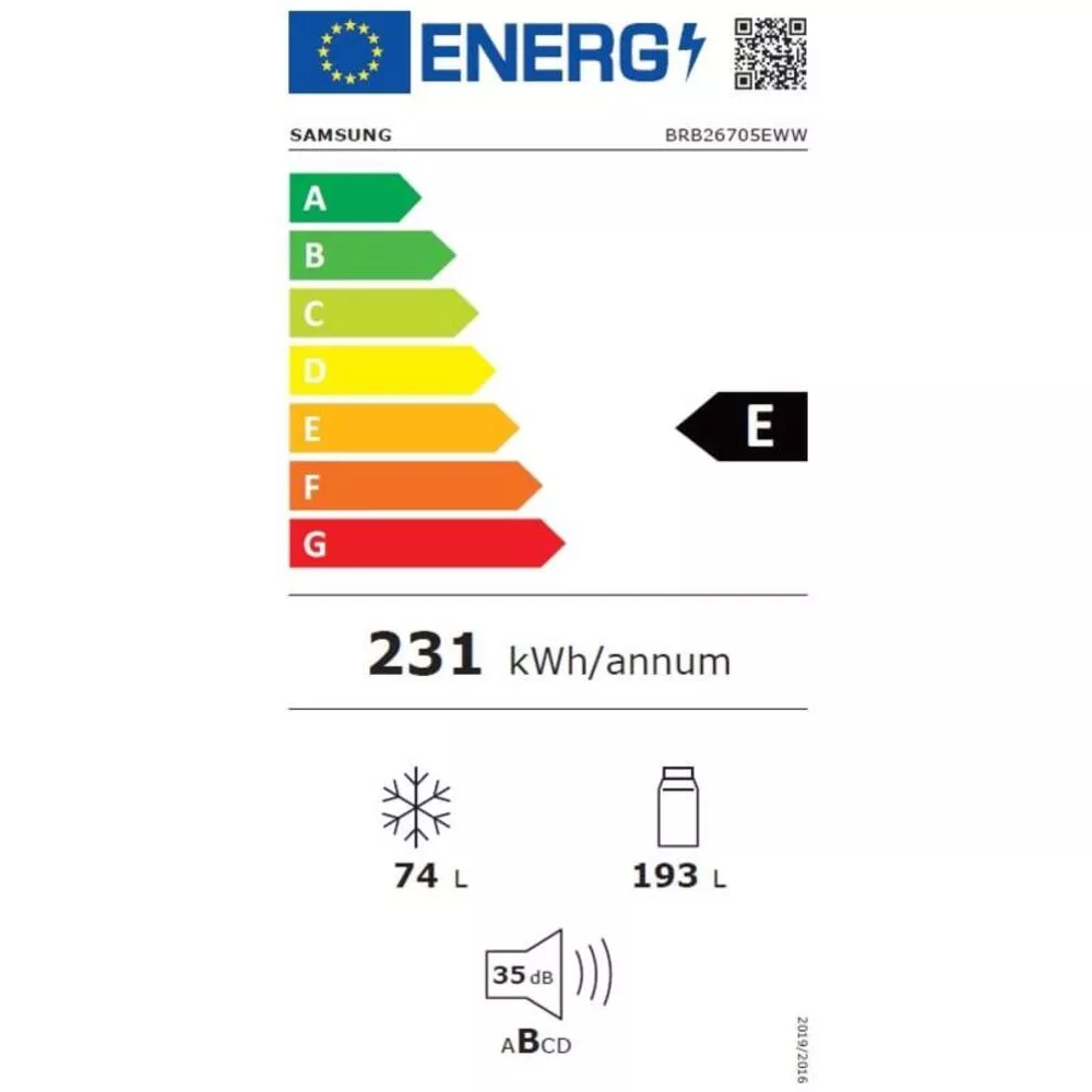 Réfrigérateur combiné encastrable SAMSUNG BRB26705EWW Metal Cooling – Image 9