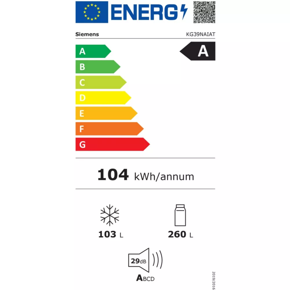 Réfrigérateur combiné SIEMENS KG39NAIAT HyperFresh – Image 8