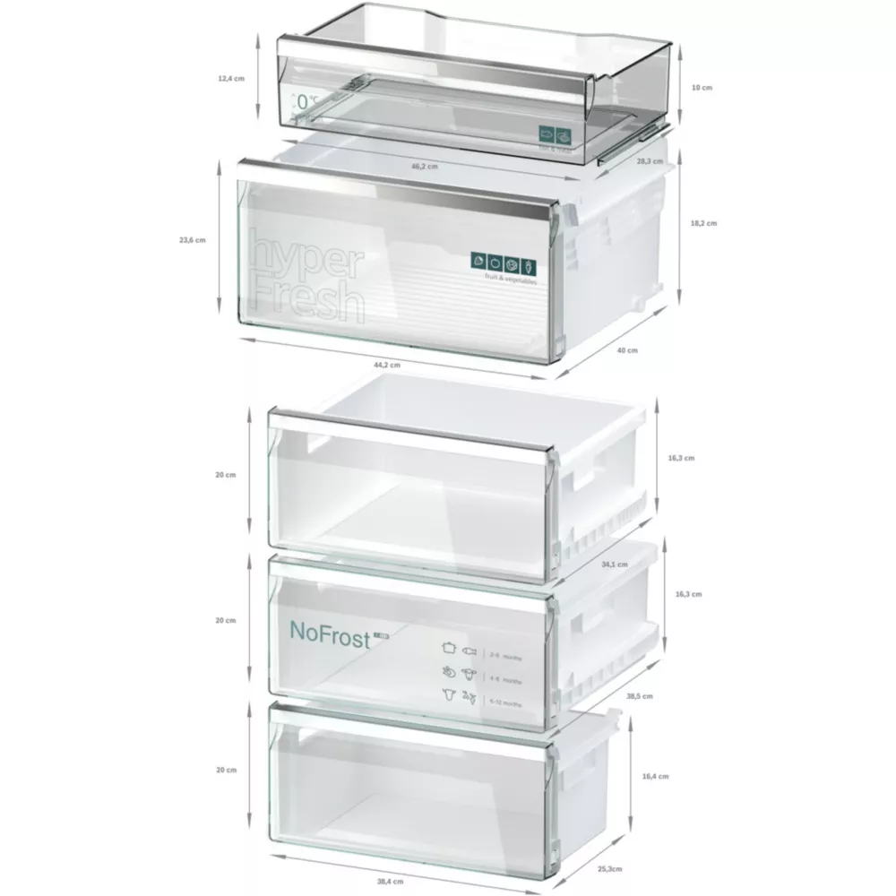 Réfrigérateur combiné SIEMENS KG39NAIAT HyperFresh – Image 13