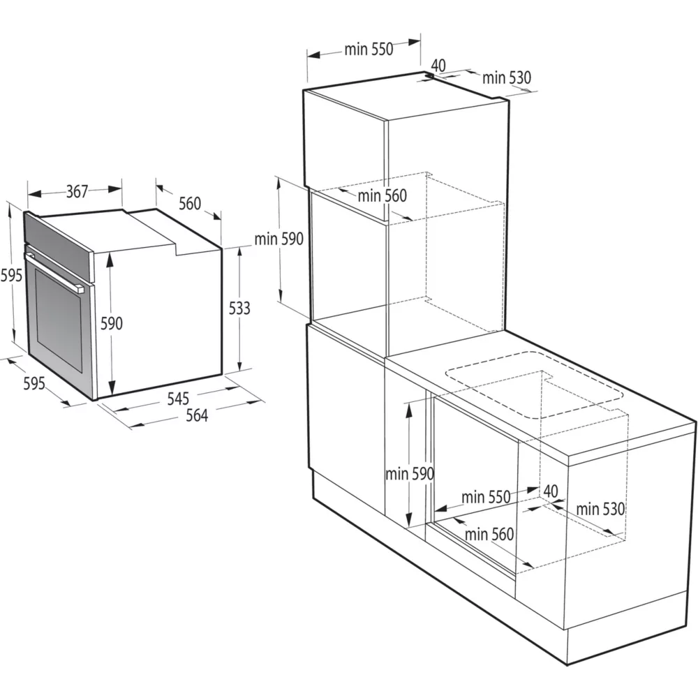 Four encastrable fonction vapeur HISENSE BSA66334PX – Image 15
