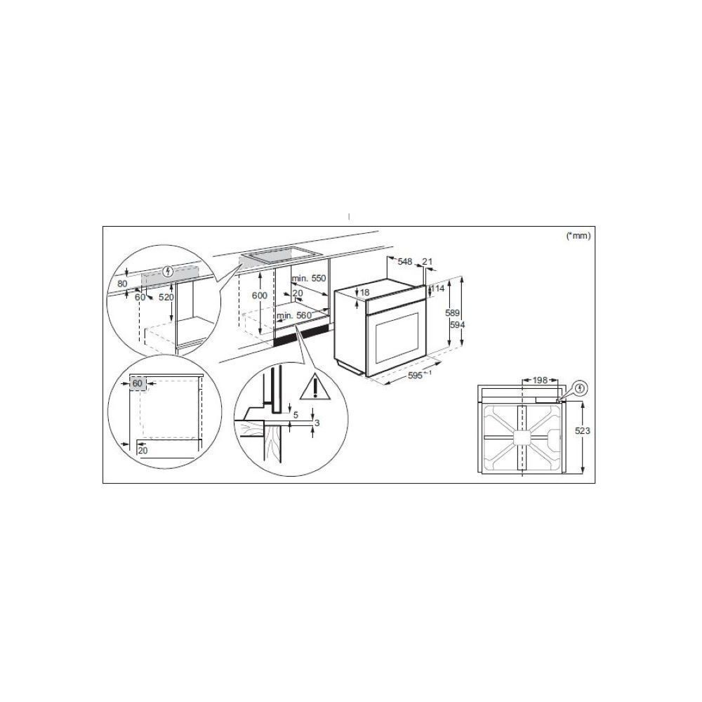 Four encastrable fonction vapeur MIOGO MOS721TR Steam – Image 13