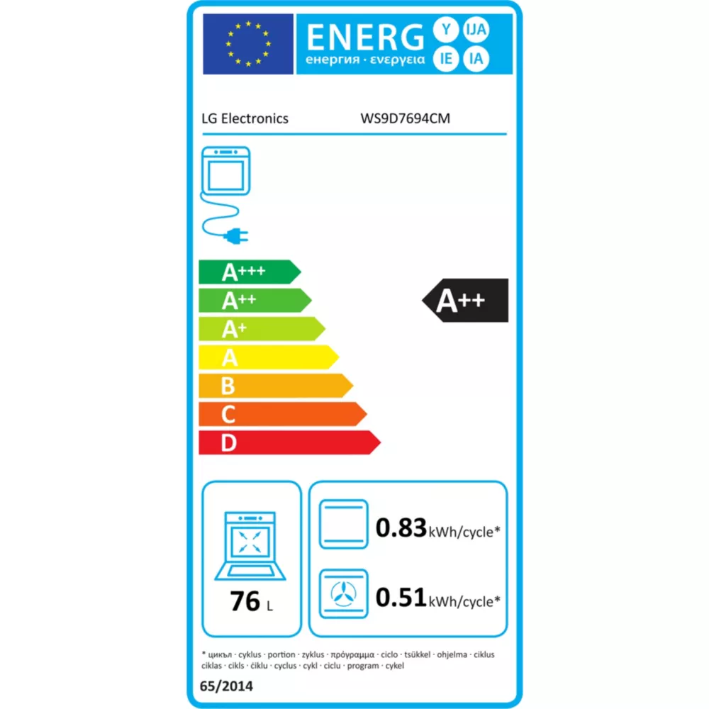 Four encastrable fonction vapeur LG WS9D7694CM FullSteam – Image 8