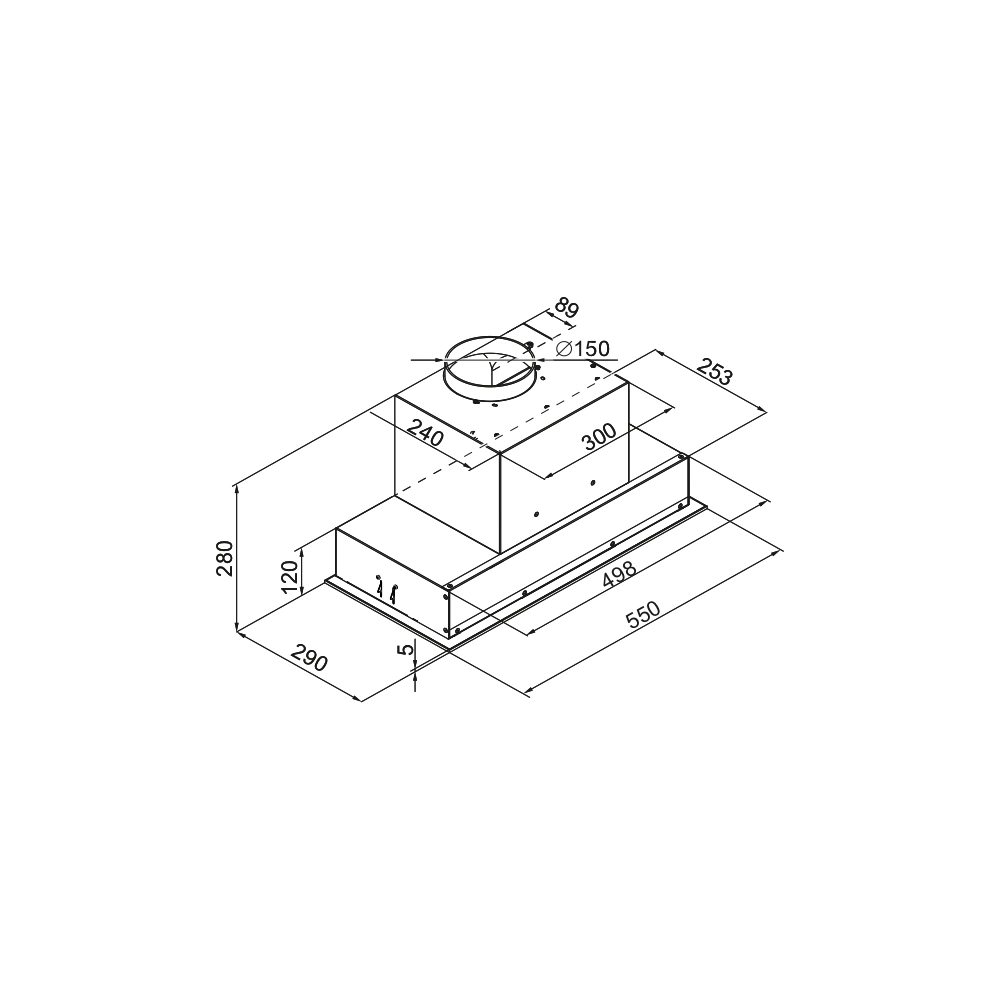 Hotte encastrable DE DIETRICH DHG2684B MotionControl – Image 5