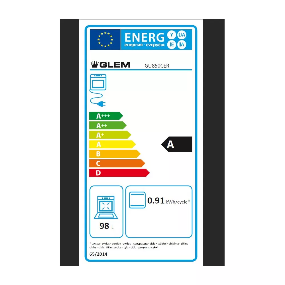 Piano de cuisson gaz GLEM GU850CER – Image 5