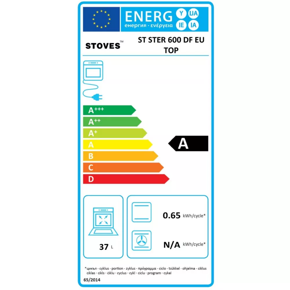 Cuisinière gaz STOVES STERLING 60 DFT NOIR – Image 3