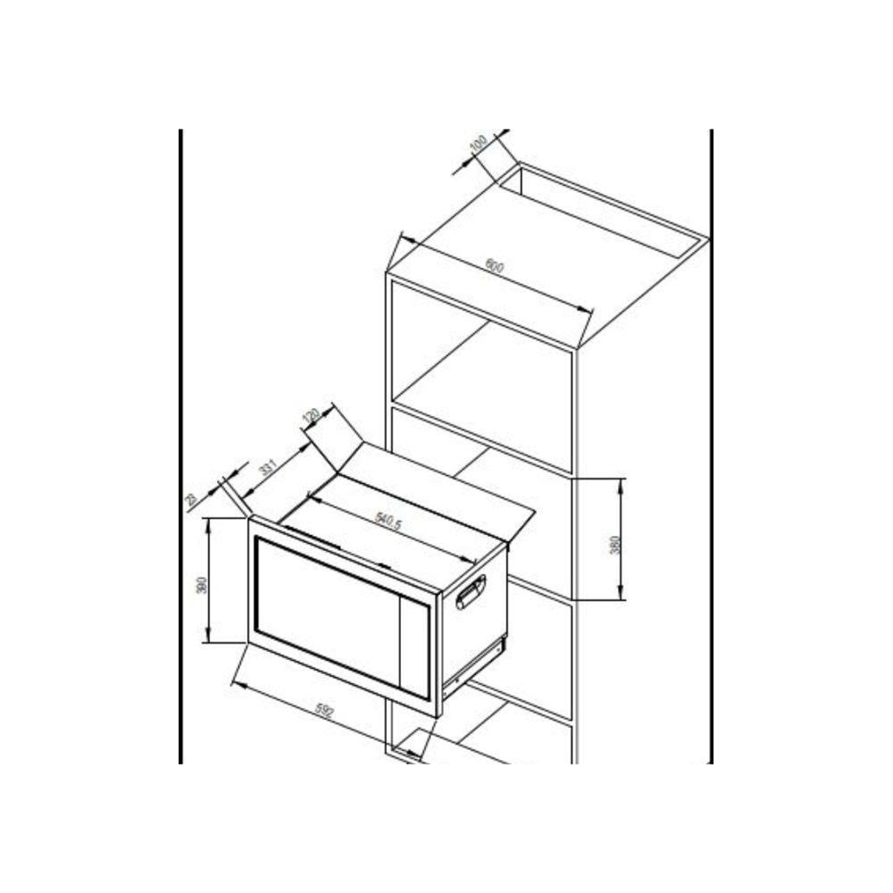 Micro ondes encastrable DE DIETRICH DME7121X – Image 4