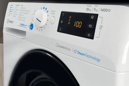 Lave linge séchant hublot INDESIT BDE107436WKVFR – Image 9