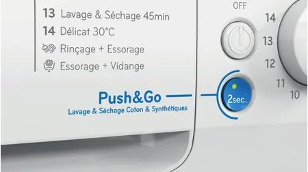 Lave linge séchant hublot INDESIT BDE107436WKVFR – Image 2