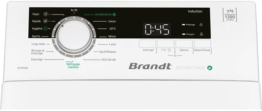 Lave linge top BRANDT BT37028Q – Image 2