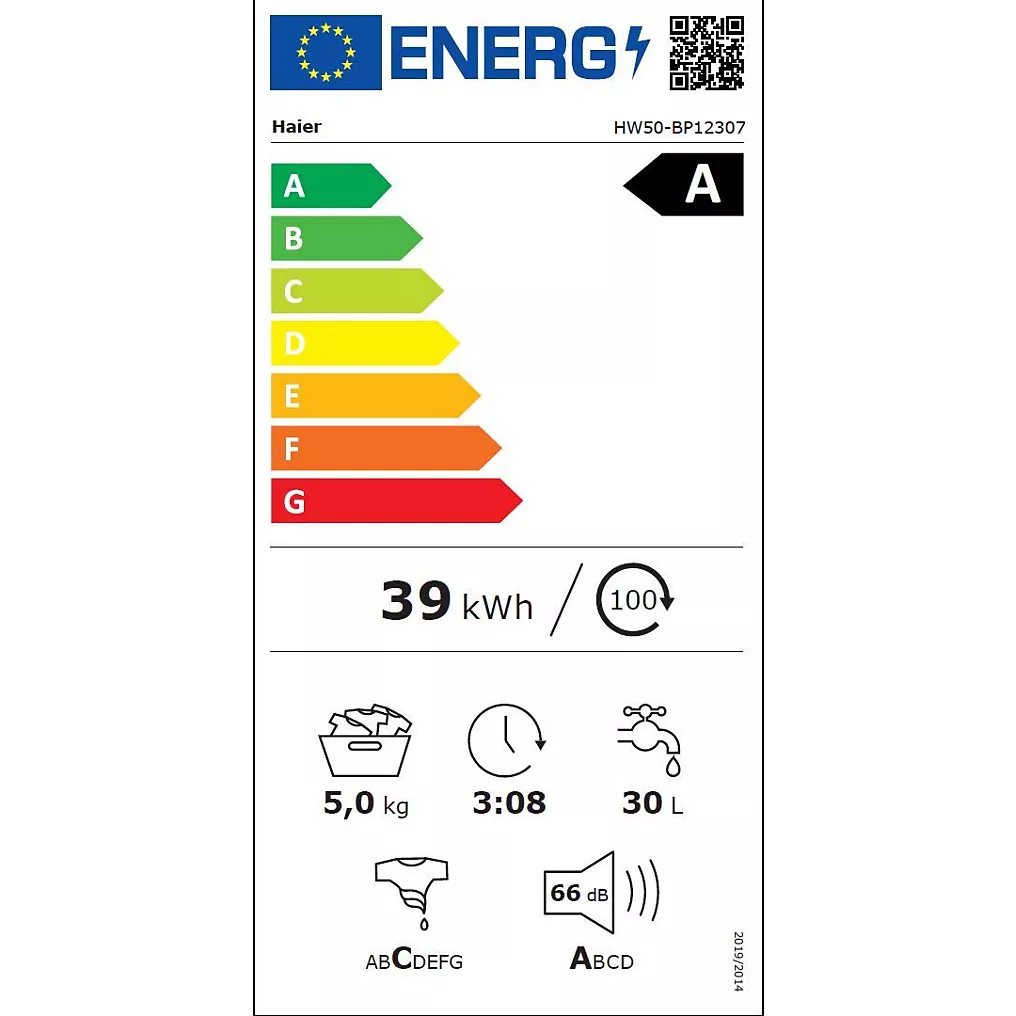 Lave linge compact HAIER HW50-BP12307-S – Image 7
